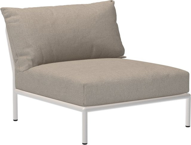 HOUE Level 2 Lounge Stuhl mit Kissen in Muted White und Ash - Bild 2