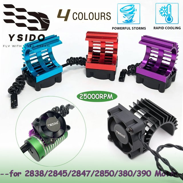 YSIDO Motorabdeckung Kühlkörper Lüftermotor Kühler, Zubehör, Metall - Bild 1