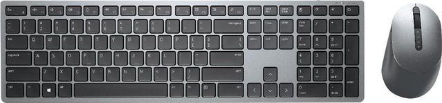 Dell Premier Wireless Keyboard and Mouse KM7321W Tastatur-und-Maus-Set kabellos 2.4 GHz und Bluetooth 5.0 QWERTY USA International Titan Gray - Bild 1