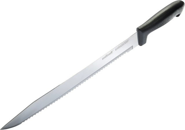 Wolfcraft Profi-Dämmstoffmesser aus Edelstahl mit 305 mm Klinge in Silber - Bild 1