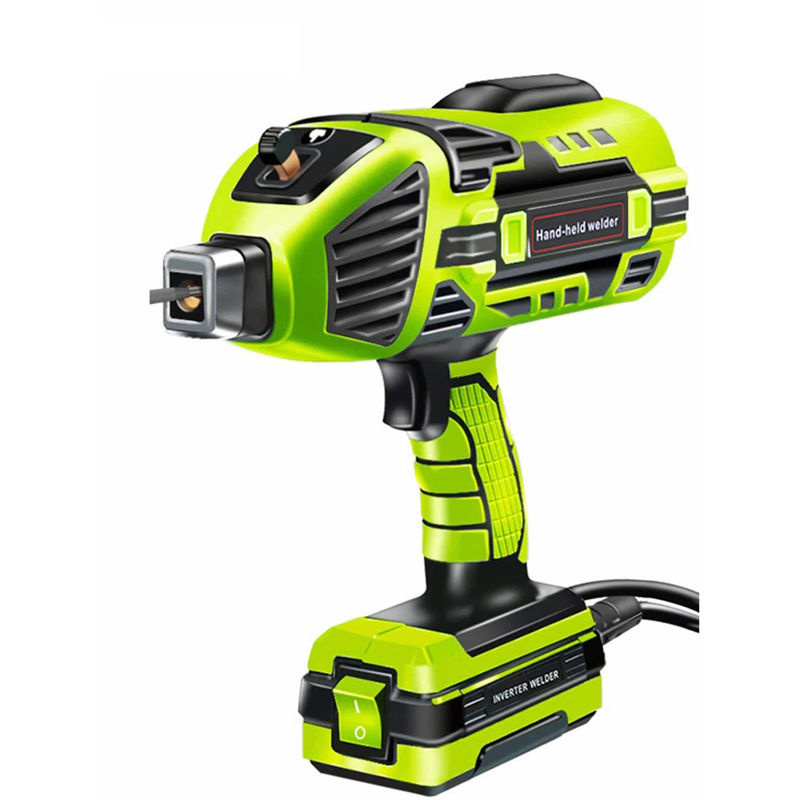 TOMTOP Tragbares elektrisches Schweißgerät 20120A 220V Handheld-Lichtbogenschweißgerät mit IGBT-Inverter, Grau/Gelb - Bild 5