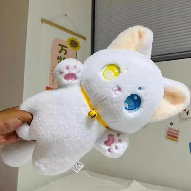 Yiran toy Schwarz-Weiß-Katze Plüschtier, 25 cm, ab 6 Jahren - Bild 1