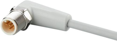 ifm Electronic Verbindungsleitung EVF088 mit gewinkeltem Stecker, 4 Polzahl, grau, Länge: 2 m - Bild 1