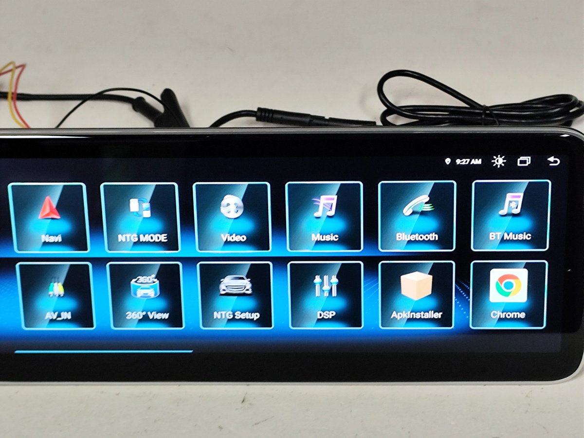 Aotsr Android CarPlay Multimedia-Player mit 14,9 Zoll Touchscreen und GPS für Mercedes Benz GLC C-Klasse W205 2015-2018, Schwarz - Bild 4
