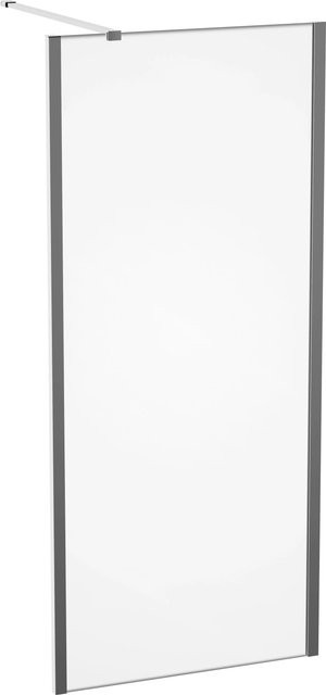 baliv Seitenwand für Duschkabine DUK90.60W, transparentes Glas, Chrom, Breite: 90 cm, Höhe: 195 cm - Bild 1