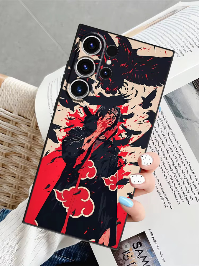Schwarze weiche Handyhülle mit Anime Naruto Motiv für Samsung Galaxy S25 Edge S24 Plus S23 Ultra S21 FE S20 - Bild 7