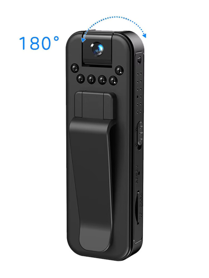 Mini HD Camcorder 1080P mit Nachtsicht und Infrarot in Schwarz - Bild 7
