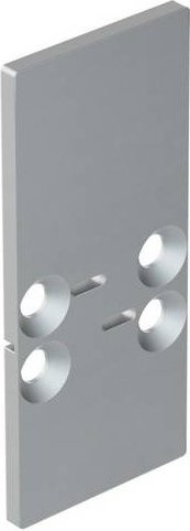Barthelme Endkappen-Set in Grau aus Aluminium und Kunststoff - Bild 1