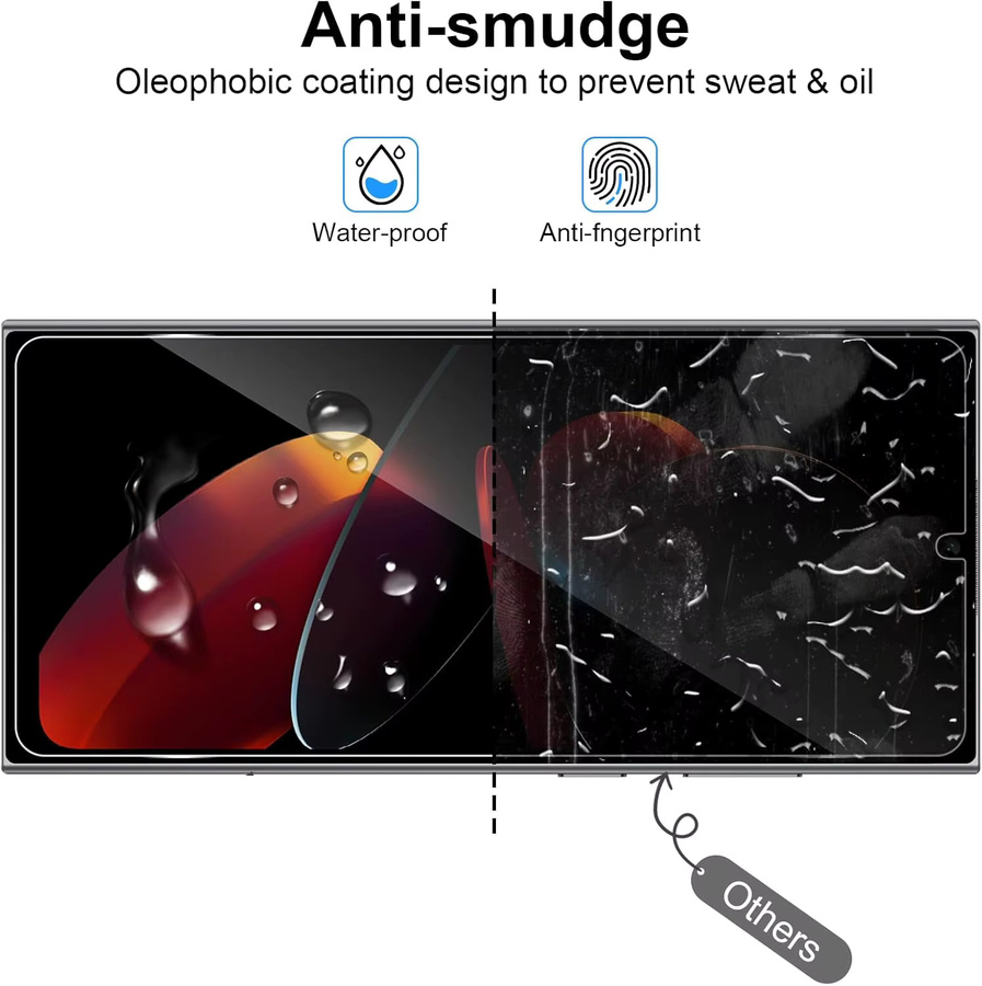 Oukitel C61 und C61 Pro Displayschutzfolie aus gehärtetem Glas, transparent - Bild 4