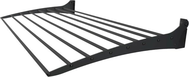 Foxydry Wand Wäscheständer nach unten klappbar platzsparend in Schwarz mit 116 cm Breite - Bild 1