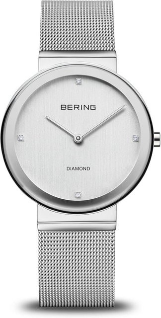 Bering Damenuhr, Quarz, Edelstahl, 35 mm, Weiß, 3 ATM - Bild 1