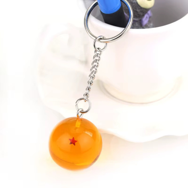 Bandai Dragon Ball Z Schlüsselanhänger-Set, Anime-Kristallkugel-Schlüsselanhänger, Bunt / Mehrfarbig - Bild 1
