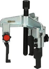 KS Tools Schnellspann-Universal-Abzieher 3-armig mit schlanken Haken in Silber, Spannbereich 20-90mm - Bild 1