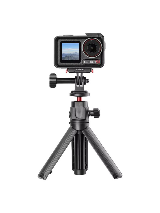 Flymile Magnetischer Halterungsadapter für DJI Action 5 Pro und DJI OSMO Action 4, Schnellwechsel-Basis Erweiterungshalterung, Schwarz - Bild 5