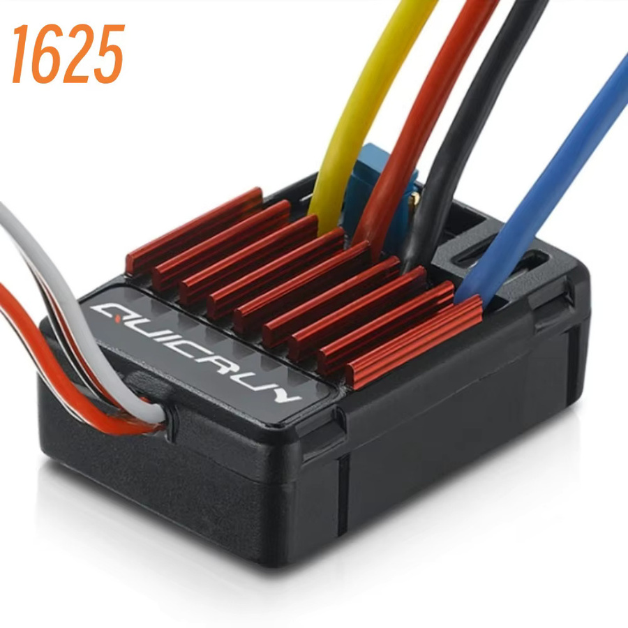 Hobbywing QuicRun 1625/1060 ESC, Gebürsteter Einweg-/Zweiweg-Kletter-Geschwindigkeitsregler für 1/10 1/16 1/18 RC-Autos - Bild 3