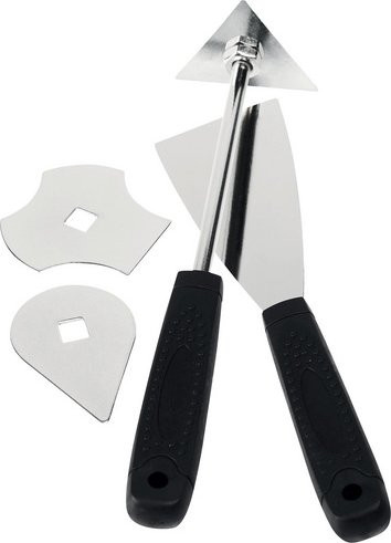 Rapid Schaber Set in Silber und Schwarz - Bild 1