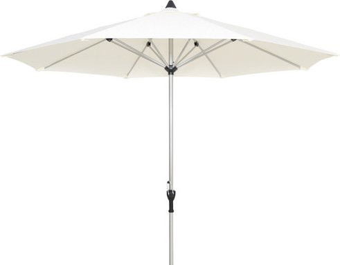acamp Sonnenschirm Acapole in Platin und Natur mit Knickgelenk, Durchmesser: 270 cm - Bild 1