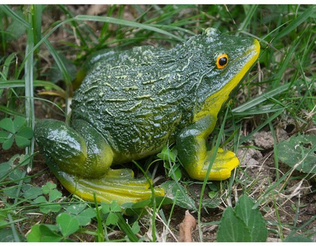 Love DIY Mini-Frosch-Figur aus Kunstharz in Grün für Feengarten und Dekoration im Innen- und Außenbereich - Bild 1