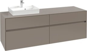 Villeroy & Boch Waschtischunterschrank Collaro in White Oak, Wandhängend, B/T/H: 160 x 54,8 x 50 cm - Bild 1