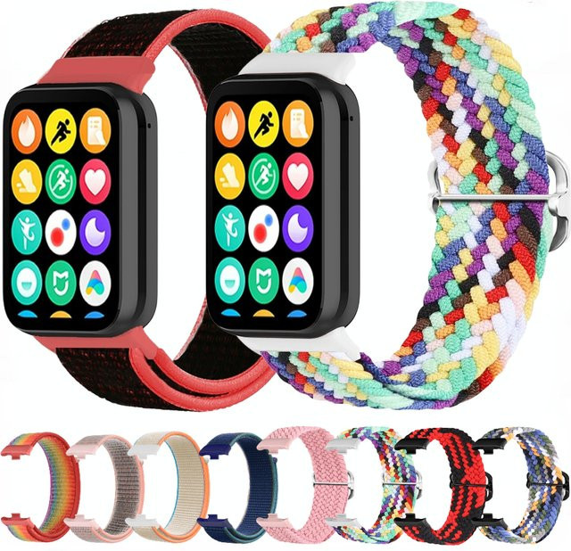 Uhrenarmband Nylon, Bunt, Unisex, für Xiaomi Mi Band 8 Pro - Bild 1