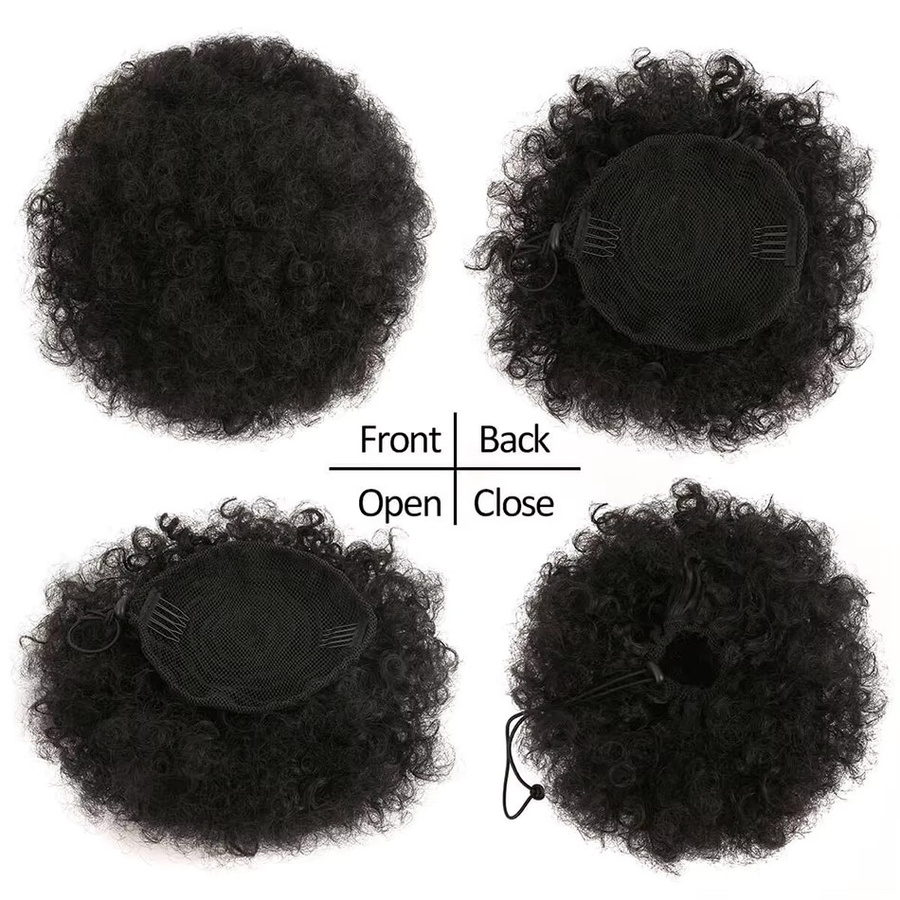 Alana beauty Afro Kinky Curly Synthetische Pferdeschwanzverlängerung, Damen - Bild 2
