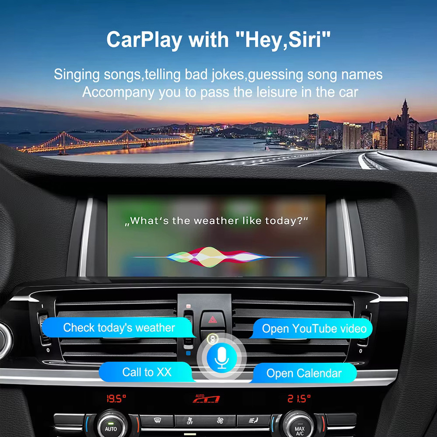 ANYFAR Kabelloses CarPlay und Android Auto Interface für BMW NBT und CIC Systeme, Farbe: Schwarz - Bild 5