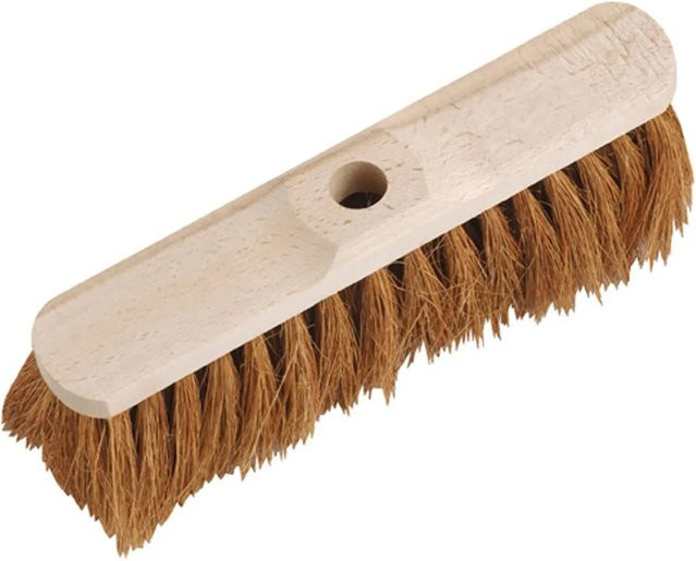 LUX-TOOLS Industriebesen aus Kokos in Braun, Durchmesser: 30 cm - Bild 1