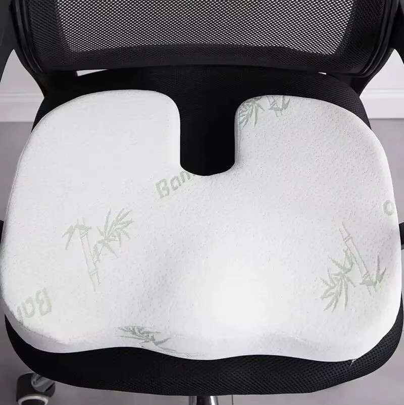 3D Memory Foam Taillen-Kissen Set aus Baumwolle in Weiß für Erwachsene - Bild 3