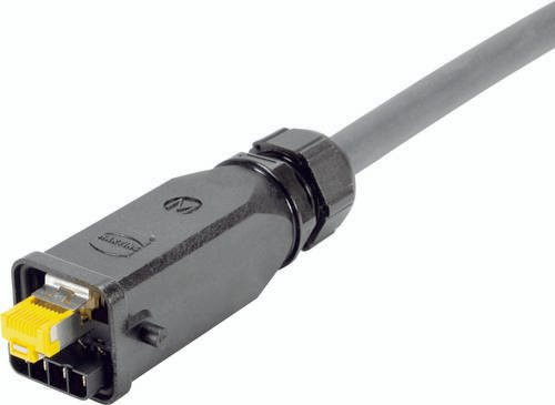 HARTING Kabelsteckverbinder 09451251760 mit 12 Schneidklemmanschlüssen in Schwarz - Bild 1