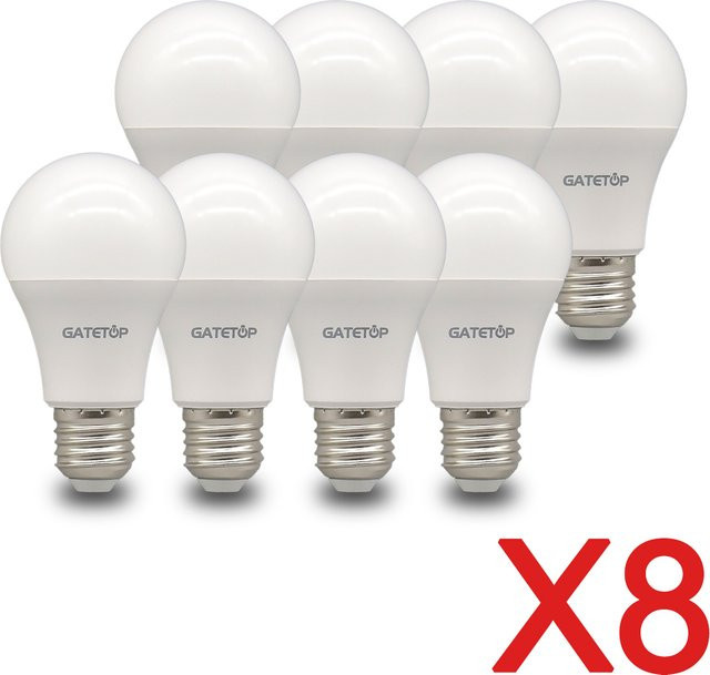 8 Stück E27 LED-Glühbirnen Set in Warmweiß mit 3 W, 10 W, 20 W und 24 W für Schlafzimmer und Balkonbeleuchtung - Bild 1