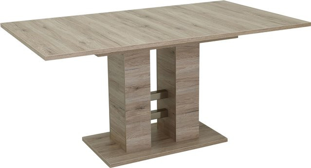 Esstisch Hela ausziehbar in Eiche San-Remo Nachbildung, modern und rechteckig, B/H/T: 220 x 90 x 76 cm - Bild 1