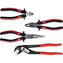KS Tools ERGOTORQUE Zangen-Set 4-teilig in Rot und Schwarz aus Stahl - Bild 2