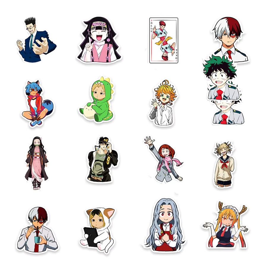 Bandai My Hero Academia, HUNTER×HUNTER, Aufkleber, Bunt / Mehrfarbig - Bild 4