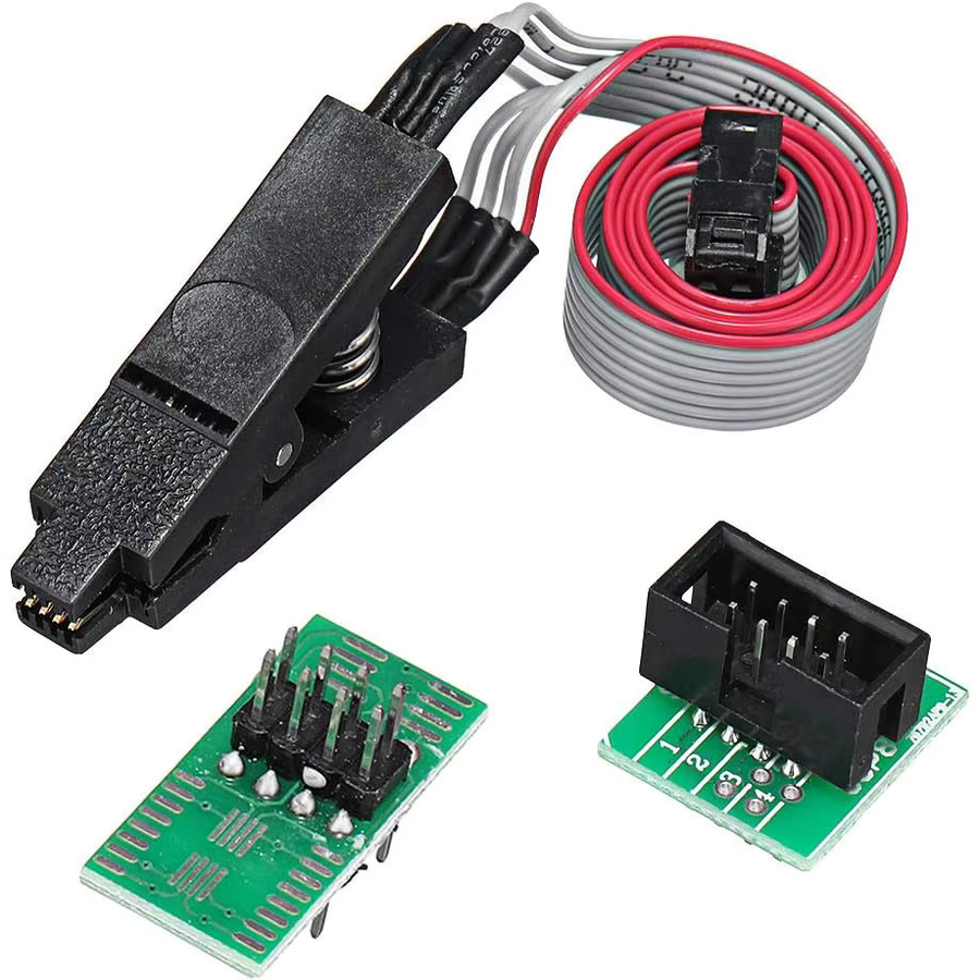 AOKIN CH341A EEPROM BIOS USB Programmierer Set mit SOIC8 Clip, 1,8 V Adapter und SOIC8 Adapter für 24 25 Series Flash - Bild 2