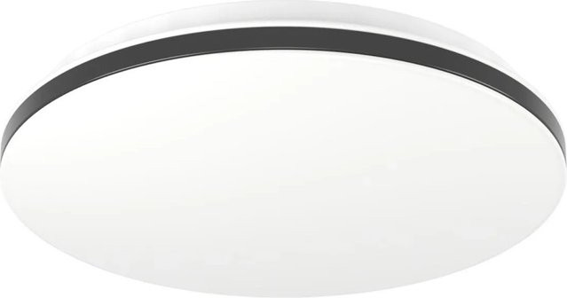 Eglo LED-Deckenleuchte Maltignano Schwarz Weiß RGB/CCT mit Fernbedienung und Dimmfunktion, Durchmesser: 33 cm - Bild 1