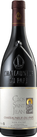 Clos Saint-Jean Rotwein Chateauneuf du Pape 2022, Grenache, Frankreich, 0,75 l