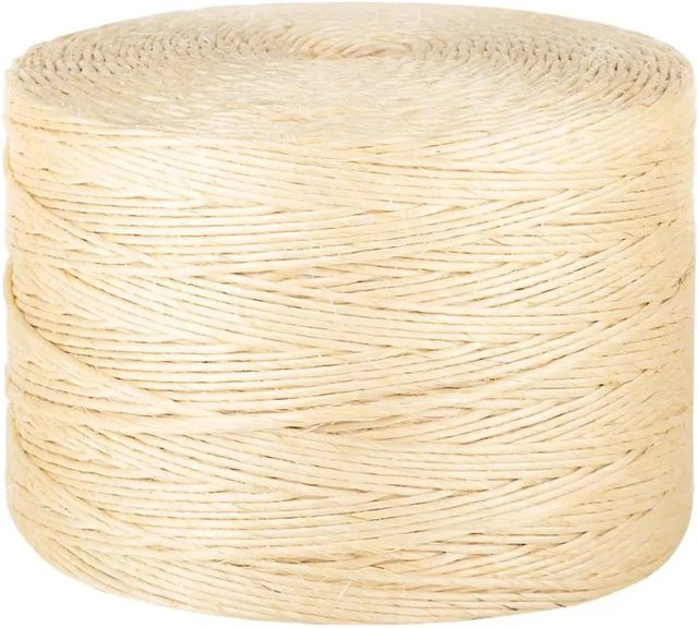 vidaXL Sisalseil aus Naturfasern in Beige, Durchmesser: 3 mm, Länge: 400 m - Bild 1