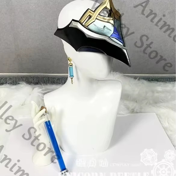 CEENIU Cosplay Maske, Augenbinde, Ohrclip, Reagenzglas - Bild 2