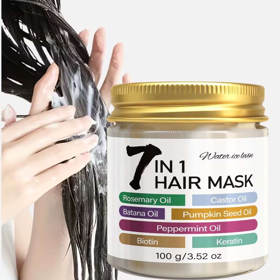 Water Ice Levin Haarmaske mit Keratin, 100g, für trockenes Haar - Bild 4