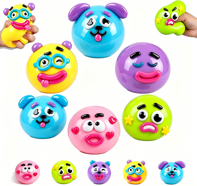 Curiosities Hundegesicht-Squishy-Spielzeug, Quetschspielzeug - Bild 1