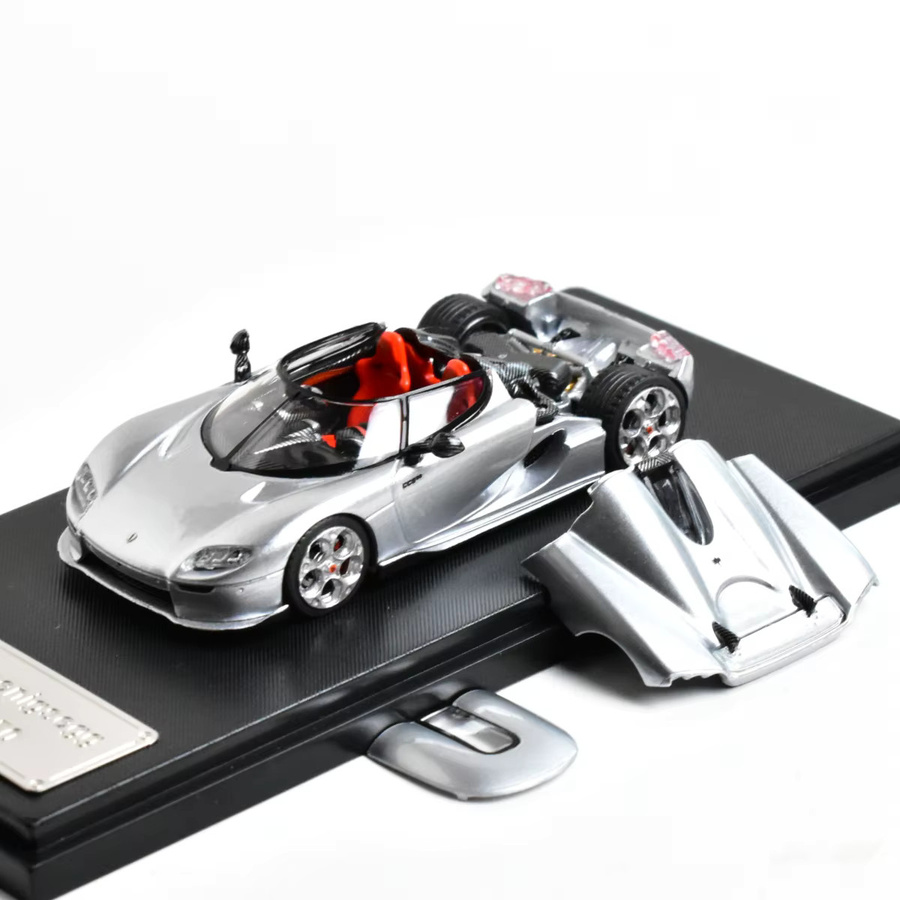 TSM MODEL CC850 Druckguss-Modellauto, 1:64, Metall, Grau - Bild 1