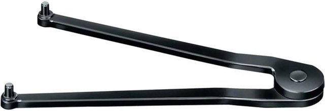 AMF Verstellbarer Stirnlochschlüssel 758 in Schwarz für Lochabstände von 7 bis 40 mm - Bild 1