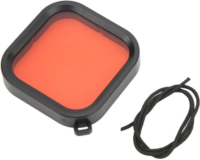 Red Tauchfilter mit quadratischer Farbkorrektur für GoPro Hero 10 Black und Hero 11 Black zur Unterwasserfotografie - Bild 1