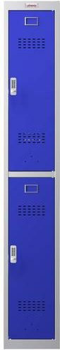 Phoenix PL1230GBE PL-Serie Spind aus Stahl mit Elektronikschloss in Grau, Rot oder Blau - Bild 1