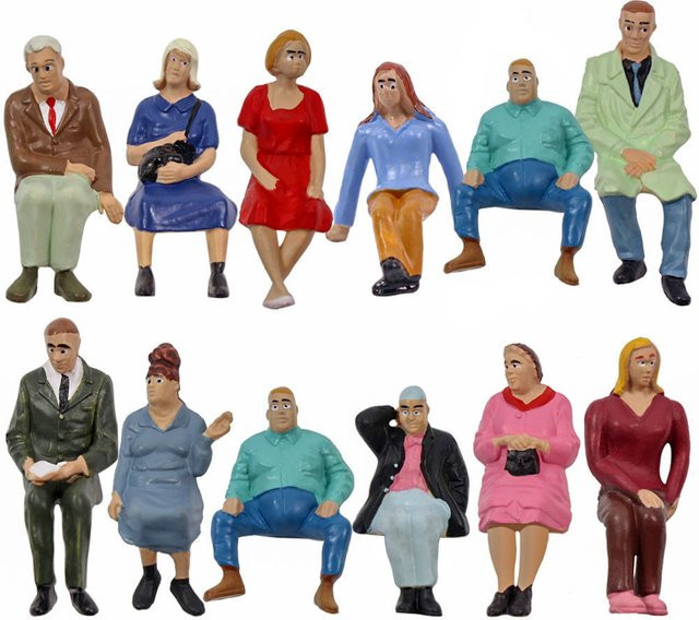 Evemodel Modell-Sitzfiguren, 1:25, Einzelfigur, Bunt / Mehrfarbig - Bild 1