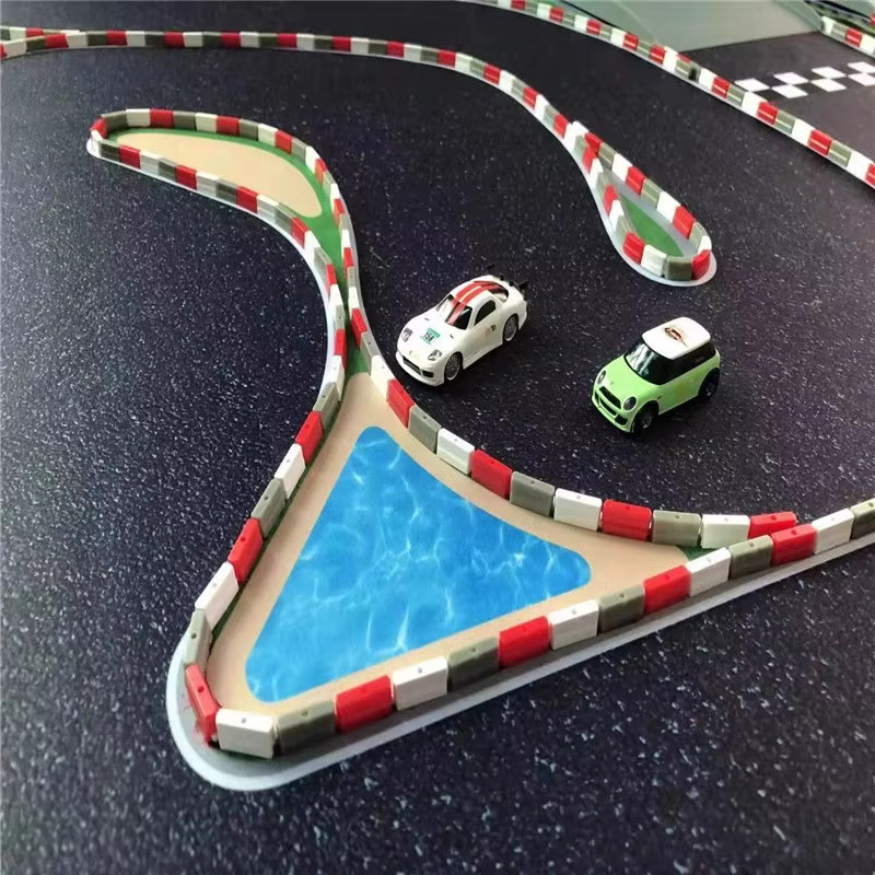 Turbo Racing Track Runway Matte, Mini Fernbedienung Auto Desktop Track - Bild 2