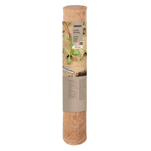 WINDHAGER Mulchmatte aus Jute als Vlies in Beige, B: 0,75 m, L: 4 m - Bild 2