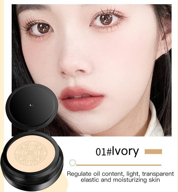 Verve Beauty CC Cream Pilzkopf Cushion BB Foundation, Ivory white - Bild 1
