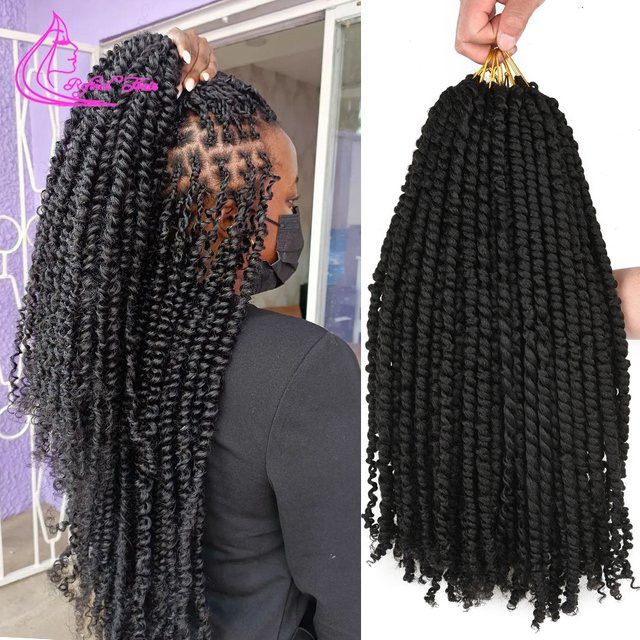 Refined Hair Passion Twist Häkelhaare, Synthetische Spring Twist, Damen - Bild 1
