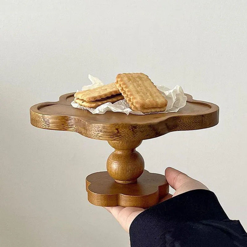 Mango Event Dekotablett aus Holz in Braun im Vintage-Design, Rechteckiges Aufbewahrungstablett für Kerzen und Dekoration - Bild 6